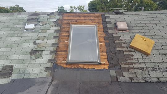 Roof Window Replacement: Cleaning