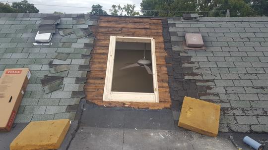 Roof Window Replacement: Reframing